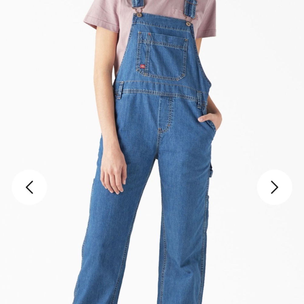 Dickie's Women's Denim Bib Overalls
